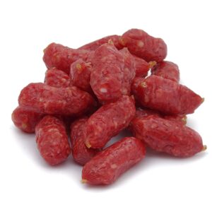 Колбаски сырокопченые c беконом